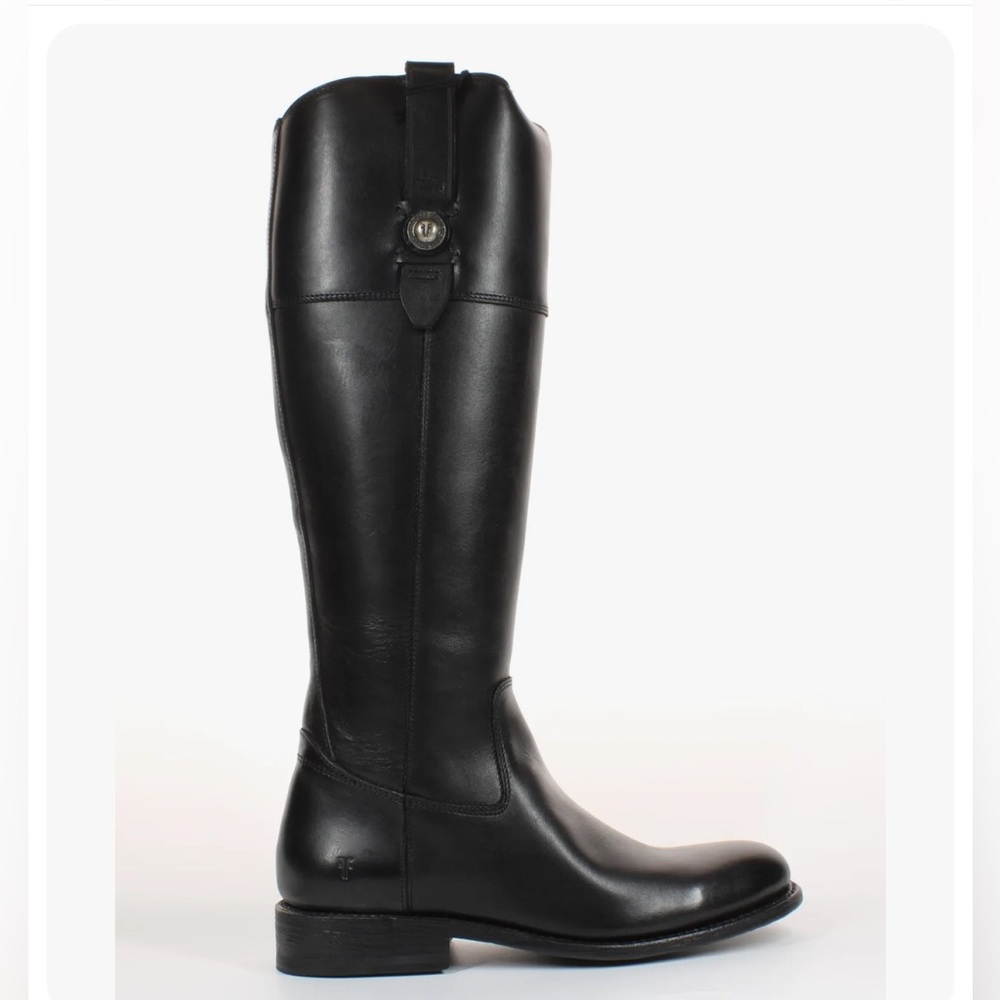 FRYE Women's Jayden Button Tall Riding Black Boot Size 6